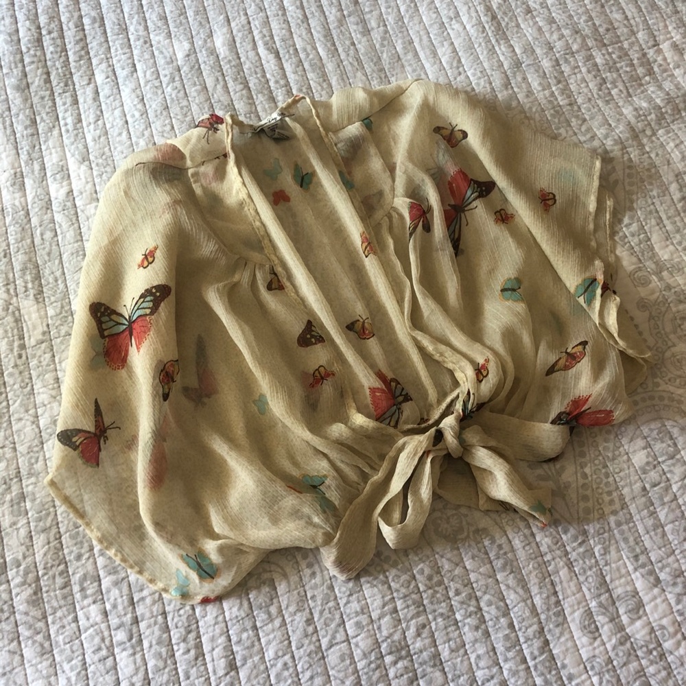 American Rag tie-up top